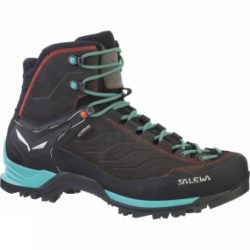 Salewa Womens Mountain Trainer Mid GTX Boot Magnet/Viridian Green